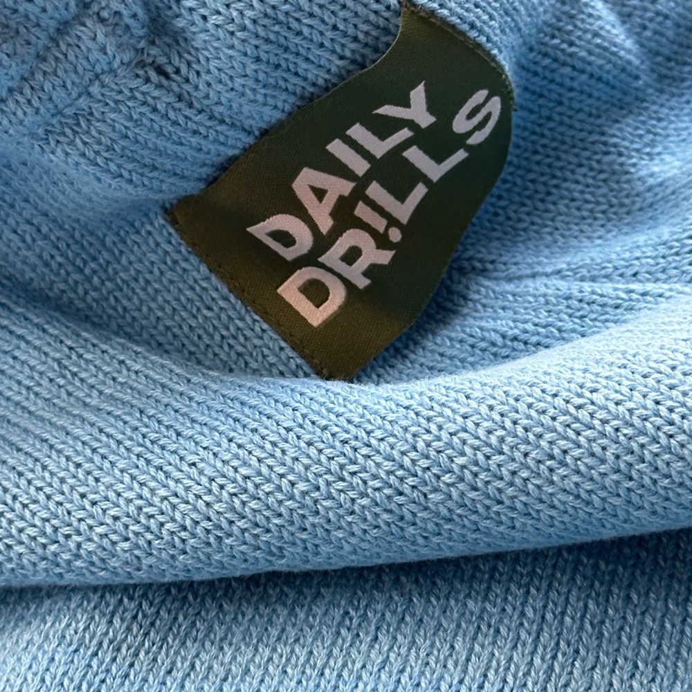 Daily Drills Beach Knit resort Malibu Blue Pants - Picture 5 of 8